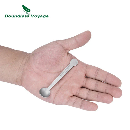 Boundless Voyage 5pcs Titanium Mini Coffee Spoon Set