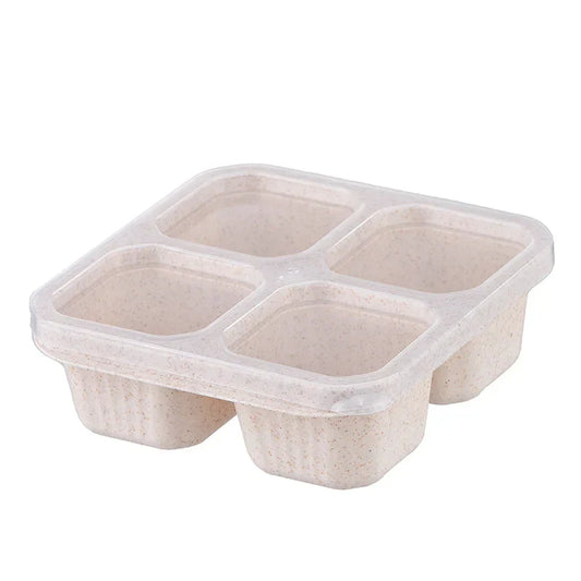 4-Grid Snack Box – Reusable Food Storage Container